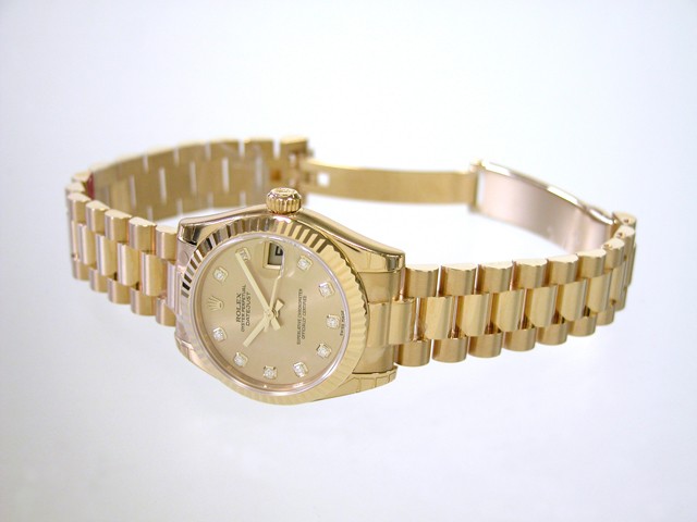 ロレックススーパーコピー ROLEX パーペチュアル デイトジャスト ボーイズ 178278G シャンパン