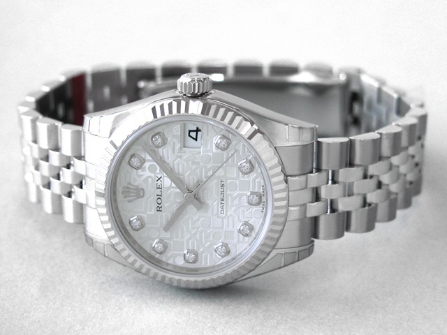ロレックススーパーコピー ROLEX パーペチュアル デイトジャスト ボーイズ 178274J シルバーコンピューター