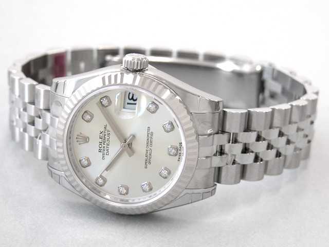 ロレックススーパーコピー ROLEX パーペチュアル デイトジャスト ボーイズ 178274G シルバー