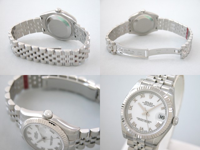 ロレックススーパーコピー ROLEX パーペチュアル デイトジャスト ボーイズ 178274 ホワイトローマ