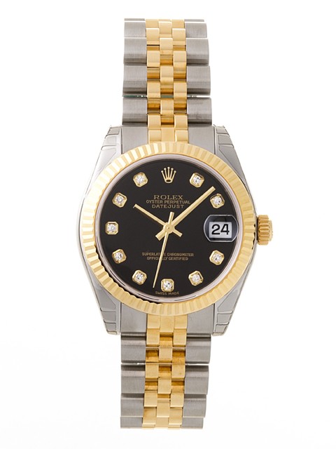 ロレックススーパーコピー ROLEX パーペチュアル デイトジャスト ボーイズ 178273G ブラック