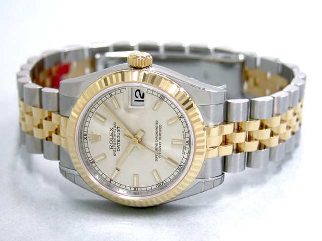 ロレックススーパーコピー ROLEX パーペチュアル デイトジャスト ボーイズ 178273 ジュビリーブレス シルバー