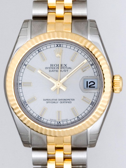ロレックススーパーコピー ROLEX パーペチュアル デイトジャスト ボーイズ 178273 ジュビリーブレス シルバー