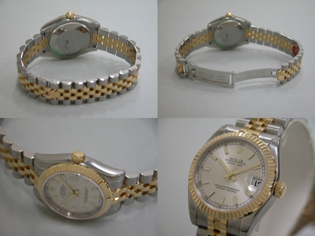 ロレックススーパーコピー ROLEX パーペチュアル デイトジャスト ボーイズ 178273 ジュビリーブレス シルバー