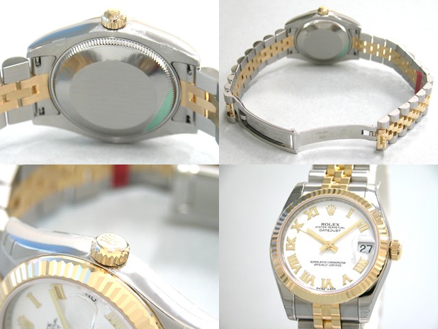 ロレックススーパーコピー ROLEX パーペチュアル デイトジャスト ボーイズ 178273 ジュビリーブレス ホワイトローマ