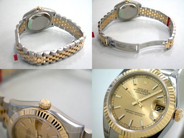 ロレックススーパーコピー ROLEX パーペチュアル デイトジャスト ボーイズ 178273 ジュビリーブレス シャンパン