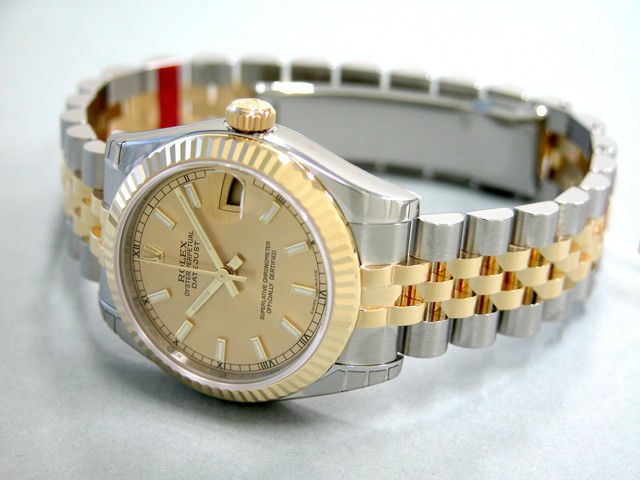 ロレックススーパーコピー ROLEX パーペチュアル デイトジャスト ボーイズ 178273 ジュビリーブレス シャンパン