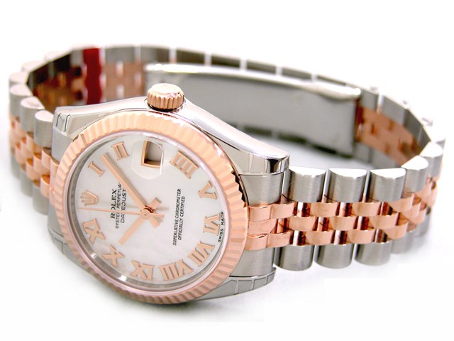 ロレックススーパーコピー ROLEX パーペチュアル デイトジャスト ボーイズ 178271NR ホワイトシェルローマ