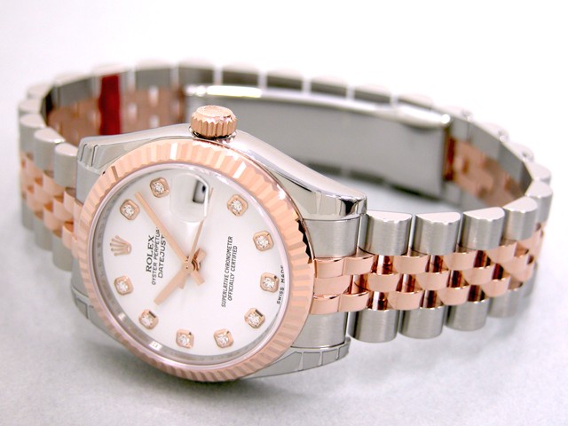 ロレックススーパーコピー ROLEX パーペチュアル デイトジャスト ボーイズ 178271G ホワイト