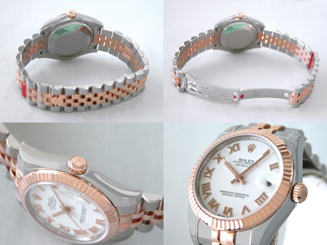 ロレックススーパーコピー ROLEX パーペチュアル デイトジャスト ボーイズ 178271 ホワイトローマ