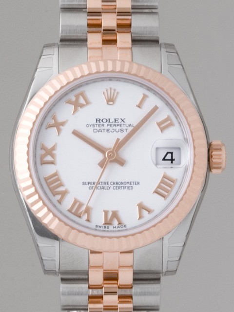 ロレックススーパーコピー ROLEX パーペチュアル デイトジャスト ボーイズ 178271 ホワイトローマ