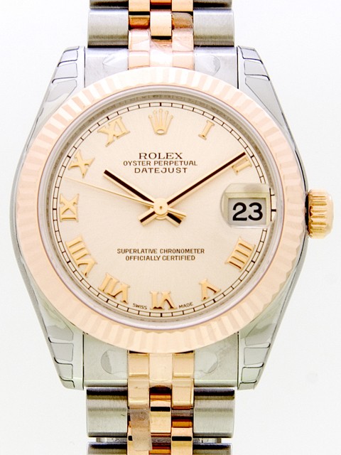 ロレックススーパーコピー ROLEX パーペチュアル デイトジャスト ボーイズ 178271 ピンクローマ