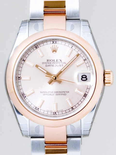 ロレックススーパーコピー ROLEX パーペチュアル デイトジャスト ボーイズ 178241 オイスターブレス ピンクバー