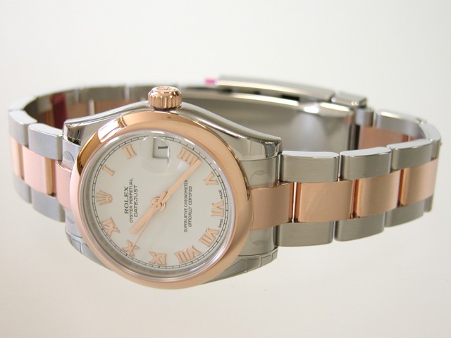 ロレックススーパーコピー ROLEX パーペチュアル デイトジャスト ボーイズ 178241 オイスターブレス ホワイトローマ