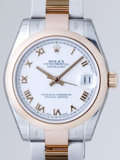 ロレックススーパーコピー ROLEX パーペチュアル デイトジャスト ボーイズ 178241 オイスターブレス ホワイトローマ