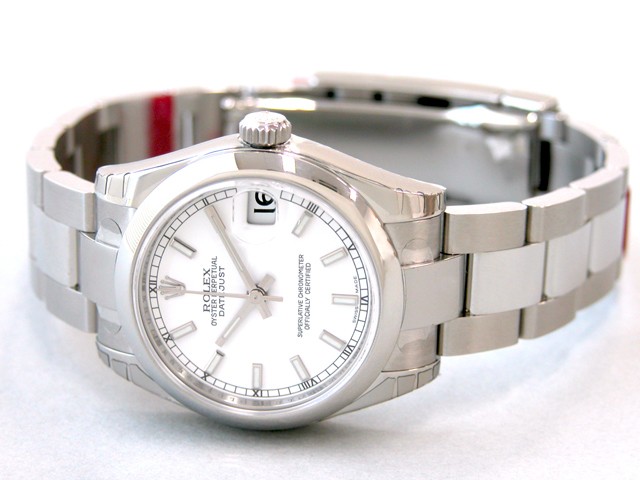 ロレックススーパーコピー ROLEX パーペチュアル デイトジャスト ボーイズ 178240 オイスターブレス ホワイトバー