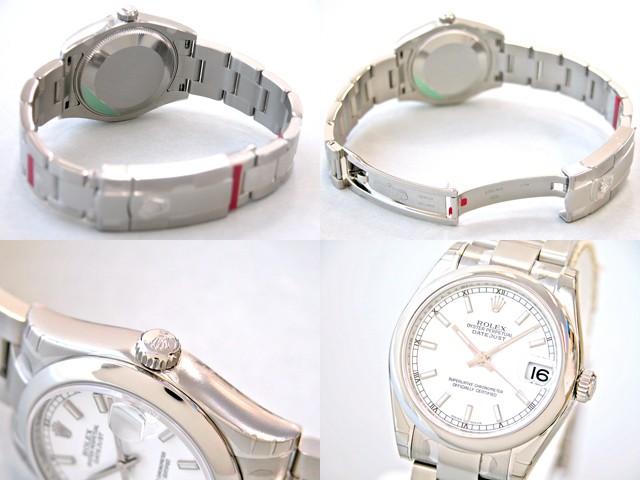 ロレックススーパーコピー ROLEX パーペチュアル デイトジャスト ボーイズ 178240 オイスターブレス ホワイトバー