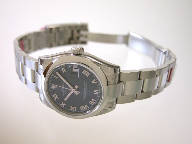 ロレックススーパーコピー ROLEX パーペチュアル デイトジャスト ボーイズ 178240 オイスターブレス ブルーローマ
