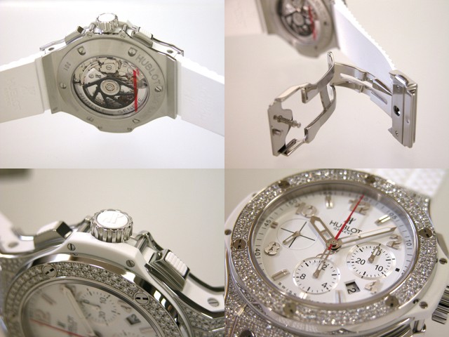 ウブロスーパーコピー ビッグバン サンモリッツ ダイヤベゼル  301.SE.230.RW.174 ホワイト