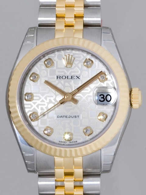 ロレックススーパーコピー ROLEX パーペチュアル デイトジャスト ボーイズ 178273J シルバーコンピューター