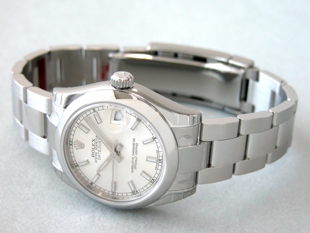 ロレックススーパーコピー ROLEX パーペチュアル デイトジャスト ボーイズ 178240 オイスターブレス シルバー