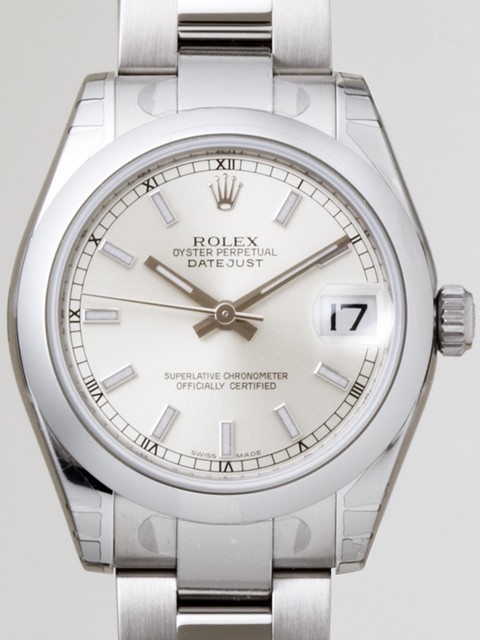 ロレックススーパーコピー ROLEX パーペチュアル デイトジャスト ボーイズ 178240 オイスターブレス シルバー