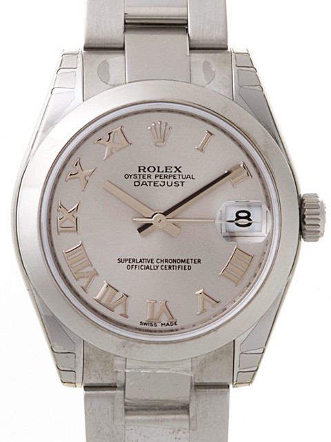 ロレックススーパーコピー ROLEX パーペチュアル デイトジャスト ボーイズ 178240 オイスターブレス グレーローマ
