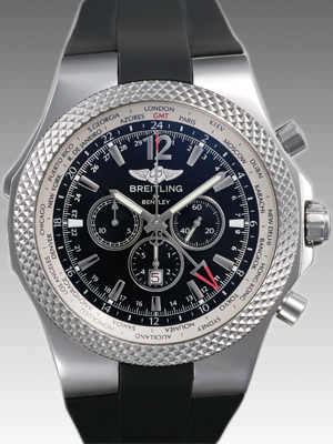 ブライトリングスーパーコピー ベントレー ＧＭＴ A476B19SGRC ステンレス ブラック 49.0mm