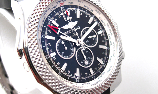 ブライトリングスーパーコピー ベントレー ＧＭＴ A476B19SGRC ステンレス ブラック 49.0mm