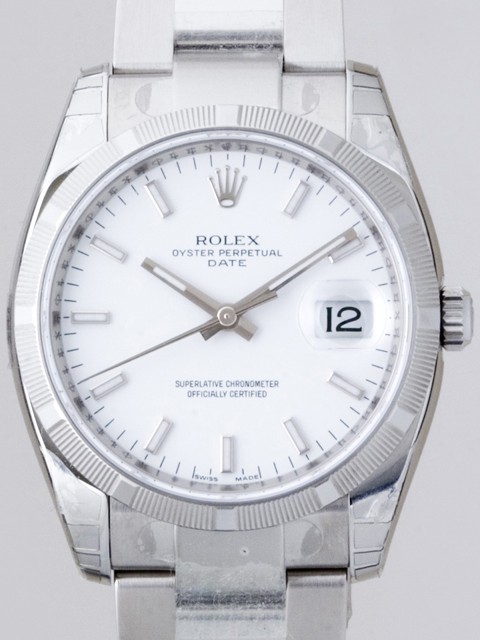 ロレックススーパーコピー ROLEX パーペチュアル デイト 115210 ホワイトバー