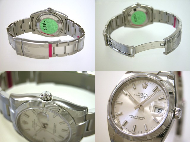 ロレックススーパーコピー ROLEX パーペチュアル デイト 115210 シルバーバー