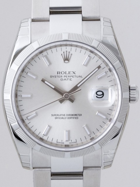ロレックススーパーコピー ROLEX パーペチュアル デイト 115210 シルバーバー
