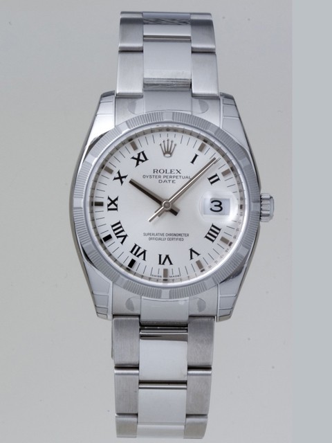 ロレックススーパーコピー ROLEX パーペチュアル デイト 115210 シルバープリントローマ