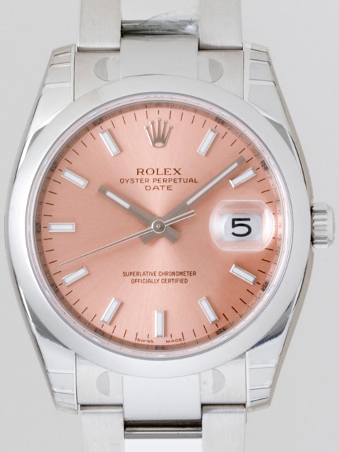 ロレックススーパーコピー ROLEX パーペチュアル デイト 115200 ピンクバー