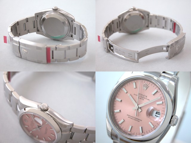 ロレックススーパーコピー ROLEX パーペチュアル デイト 115200 ピンクバー