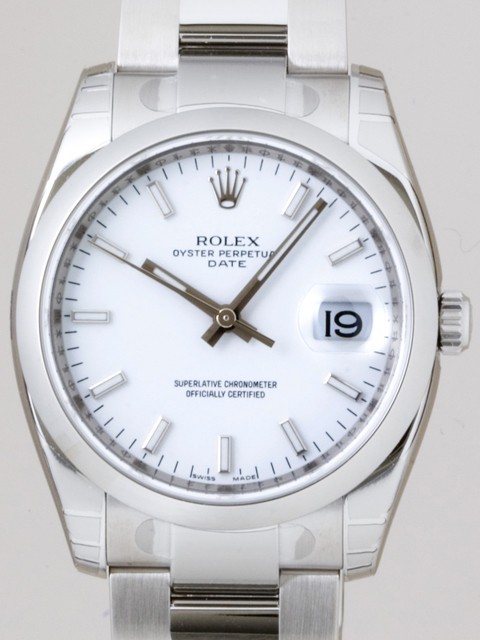ロレックススーパーコピー ROLEX パーペチュアル デイト 115200 ホワイトバー