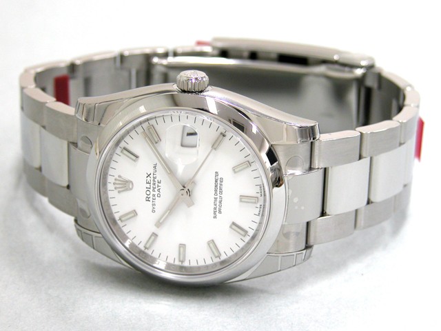 ロレックススーパーコピー ROLEX パーペチュアル デイト 115200 ホワイトバー