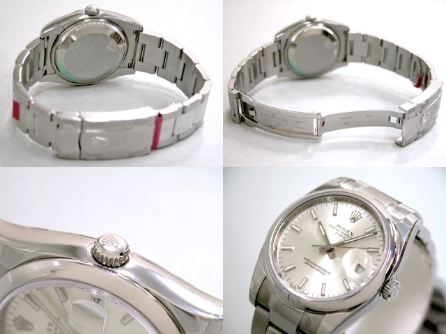 ロレックススーパーコピー ROLEX パーペチュアル デイト 115200 シルバーバー