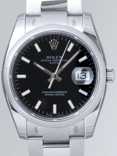 ロレックススーパーコピー ROLEX パーペチュアル デイト 115200 ブラックバー