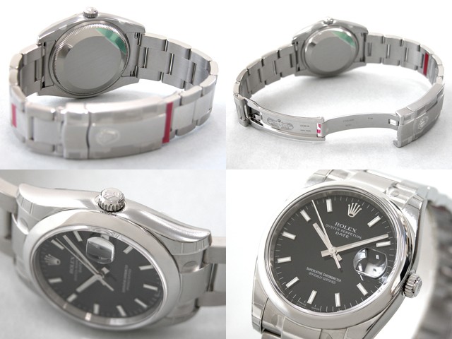 ロレックススーパーコピー ROLEX パーペチュアル デイト 115200 ブラックバー
