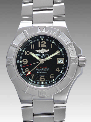 ブライトリングスーパーコピー コルトＧＭＴ＋ A327B55PRS ステンレス ブラック 41.0mm