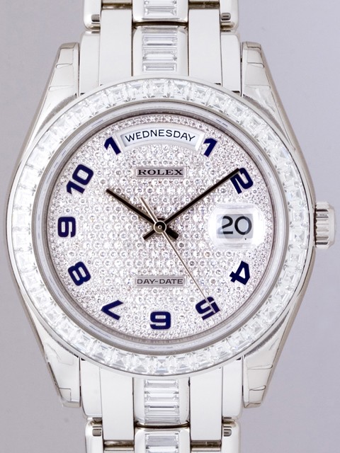 ロレックススーパーコピー ROLEX デイデイト 18956EA BRIL ブレスセンターバケットダイヤ 全面ダイヤ