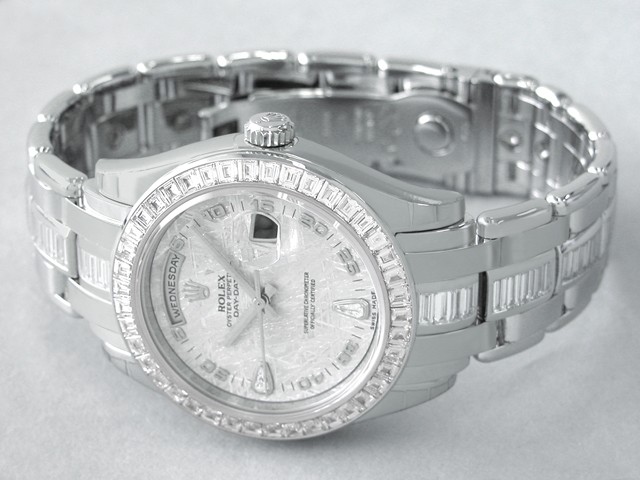 ロレックススーパーコピー ROLEX デイデイト 18956BRIL 2B ブレスセンターバケットダイヤ メテオライト