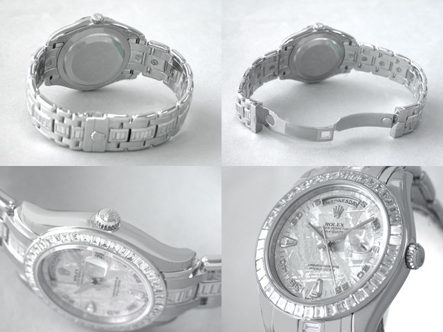 ロレックススーパーコピー ROLEX デイデイト 18956BRIL 2B ブレスセンターバケットダイヤ メテオライト