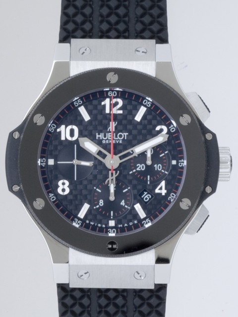 ウブロスーパーコピー ビッグバン ブラックセラミックベゼル 301.SB.131.RX ブラックカーボン