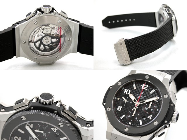 ウブロスーパーコピー ビッグバン ブラックセラミックベゼル 301.SB.131.RX ブラックカーボン