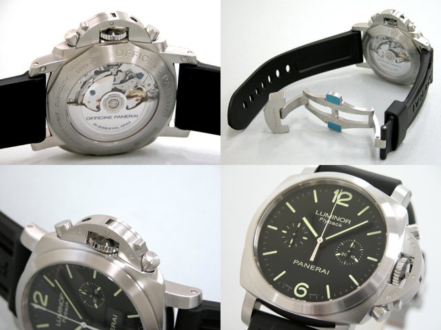パネライスーパーコピー ルミノール1950 PAM00361 フライバッククロノ 44mm ブラック