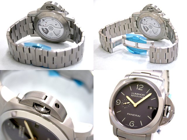 パネライスーパーコピー ルミノール1950 マリーナ 3デイズ PAM00352 44mm シースルーバック ブラウン