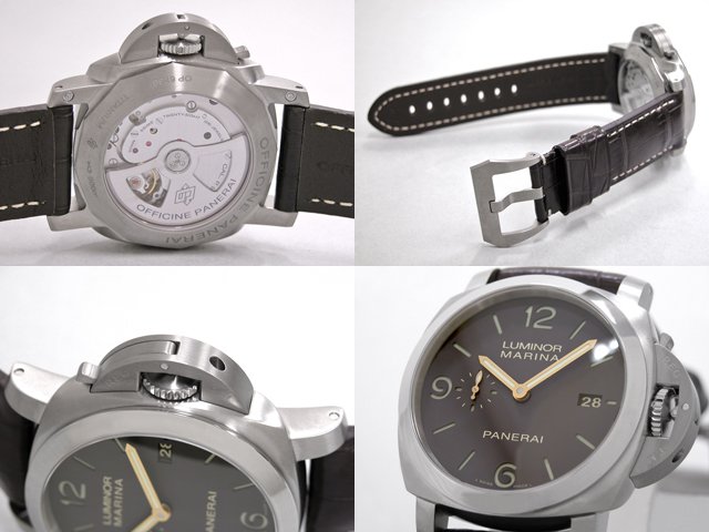 パネライスーパーコピー ルミノールマリーナ1950 3DAYS PAM00351 44mm シースルーバック ブラウン