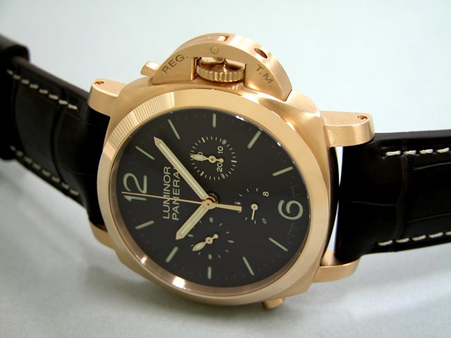 パネライスーパーコピー ルミノール PAM00344 クロノグラフ 44mm 150本限定 ブラック